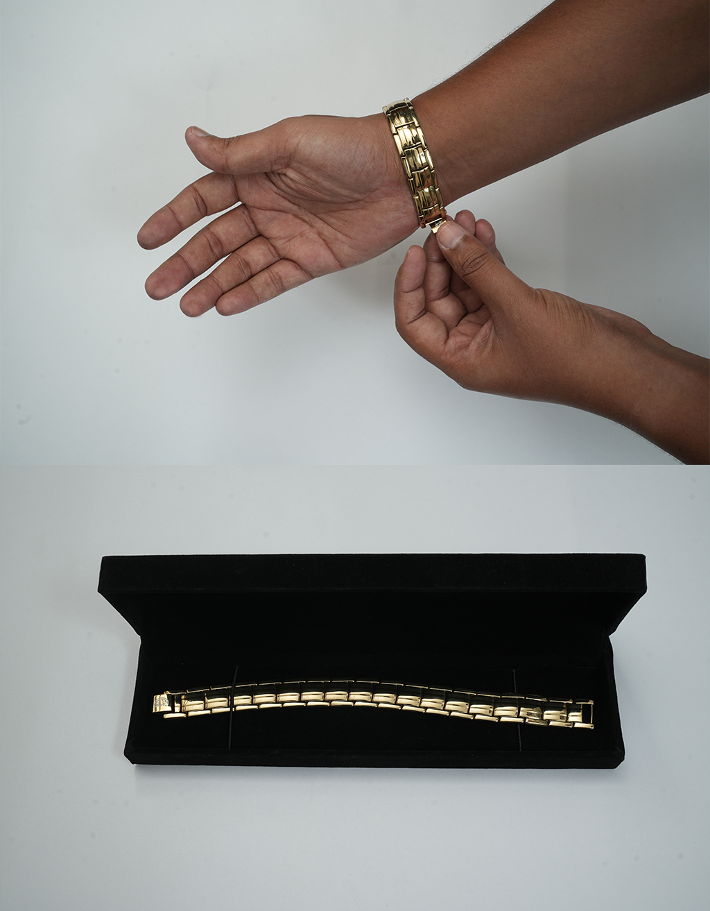 Bioenergy Magnetic Bracelet (Gold Finish) - Image 2