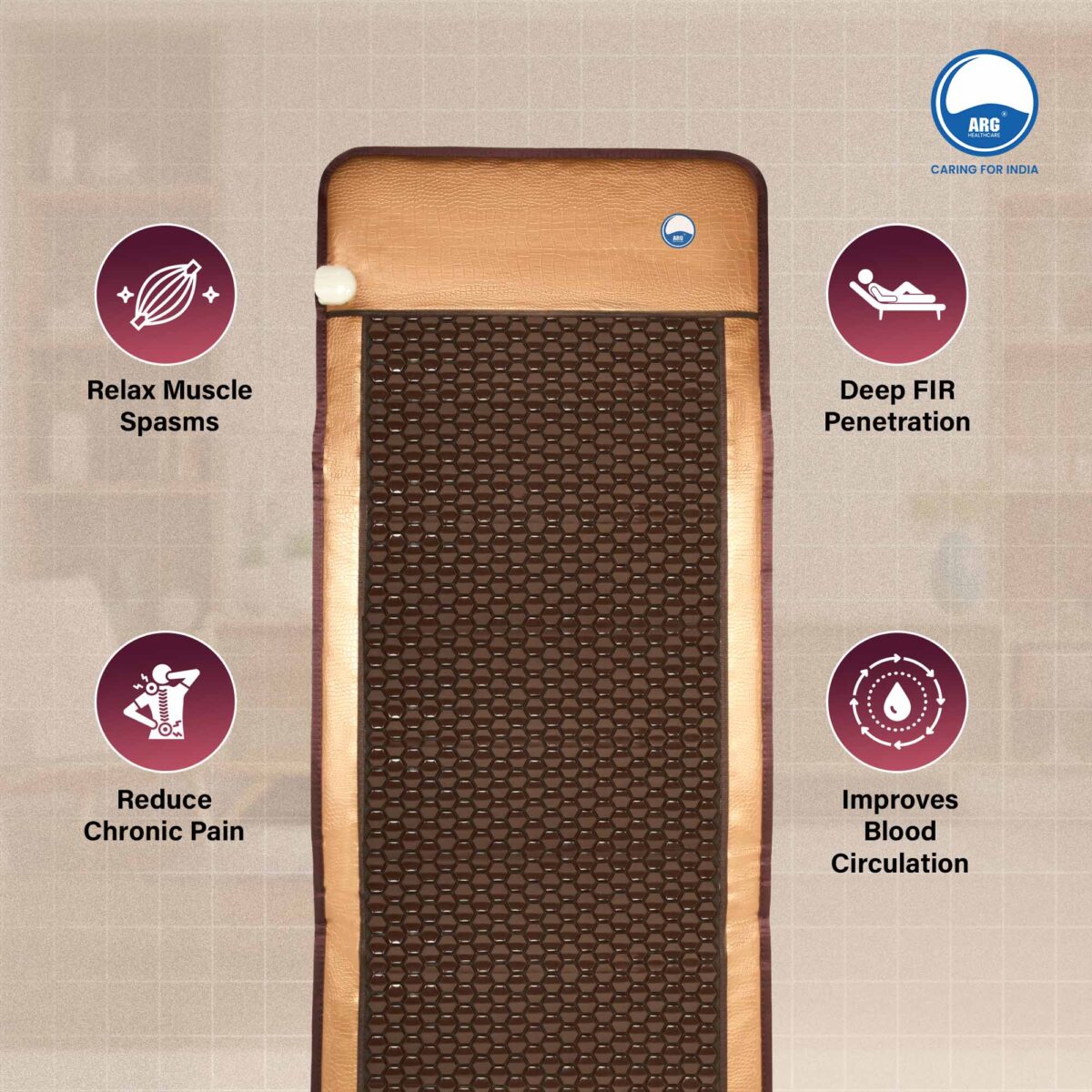 Tourmaline Heating Mat 900 Stone 80cm*190cm Arg 718B - Image 5